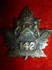 142nd Battalion (London's Own) Cap Badge   